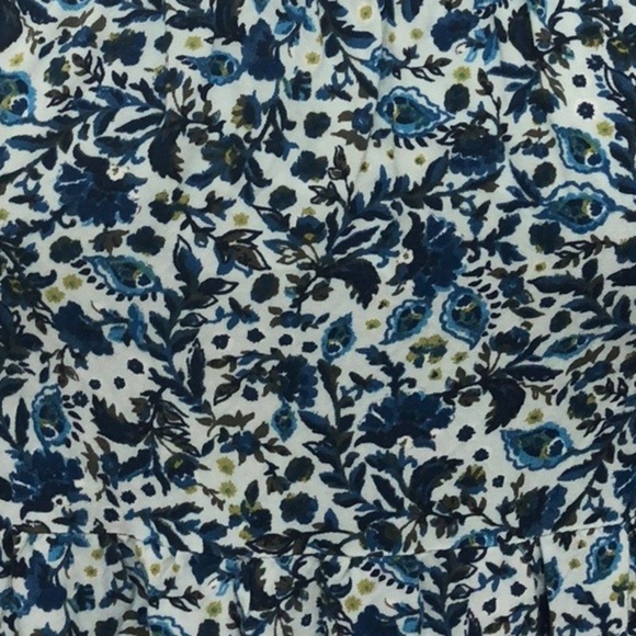 Wild Fable Blue Floral Puff Sleeve Mini Dress - Picture 6 of 8